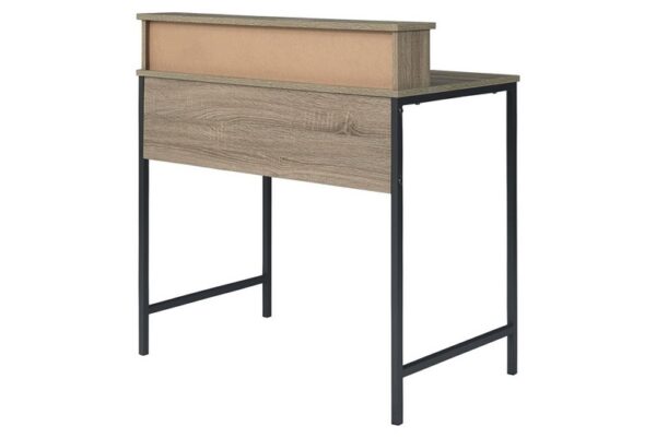 Titania Light Brown / Gunmetal Home Office Small Desk - Image 3