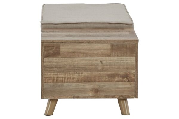 Gerdanet Beige Storage Bench - Image 4