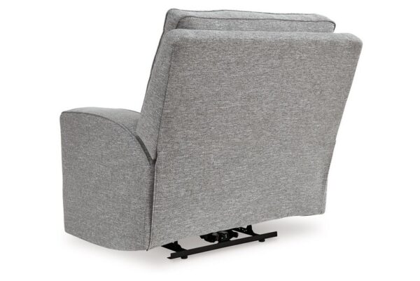 Biscoe Pewter Power Recliner /Adj Headrest - Image 6