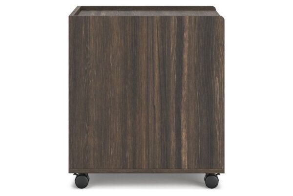 Zendex Dark Brown File Cabinet - Image 8