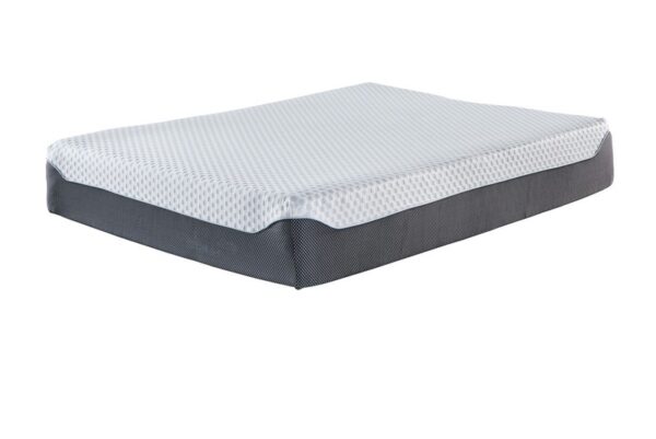 12 Inch Chime Elite White / Gray 2 Pc. Plush Queen Mattress, Adjustable Base - Image 3