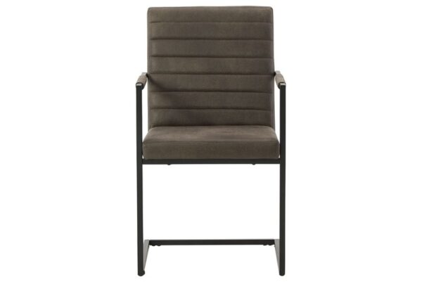 Strumford Gray Black Dining Uph Arm Chair (Set of 2) - Image 4