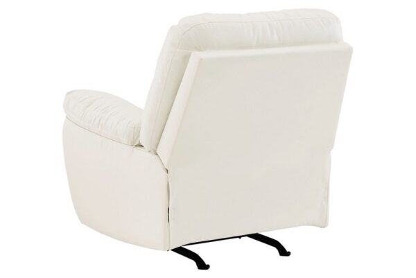 Donlen White Rocker Recliner - Image 6