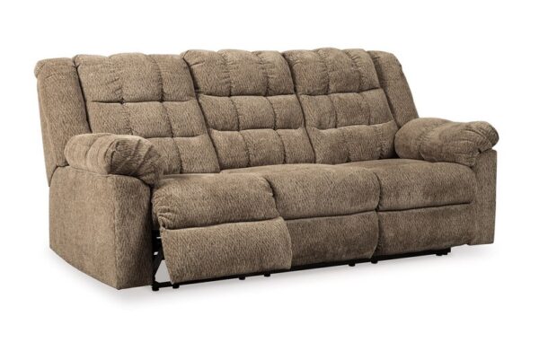 Workhorse Cocoa Reclining Sofa - Image 3