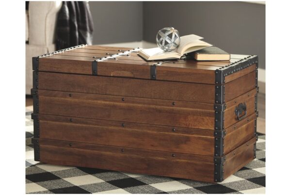 Kettleby Brown Storage Trunk - Image 2