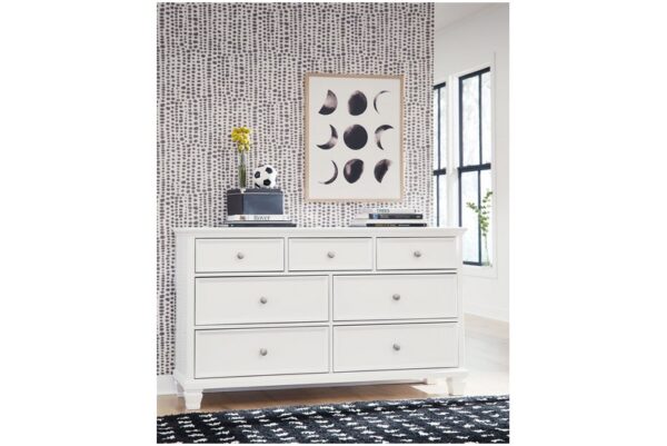 Fortman White Dresser - Image 10