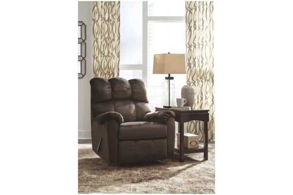 Foxfield Chocolate Rocker Recliner - Image 7