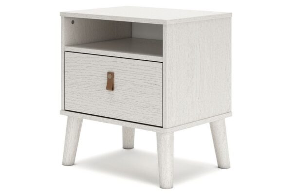 Aprilyn White One Drawer Night Stand - Image 4