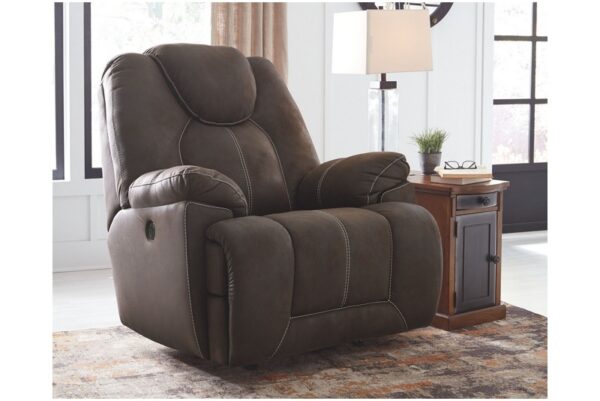 Warrior Brown Dark Power Rocker Recliner - Image 2