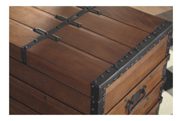 Kettleby Brown Storage Trunk - Image 10