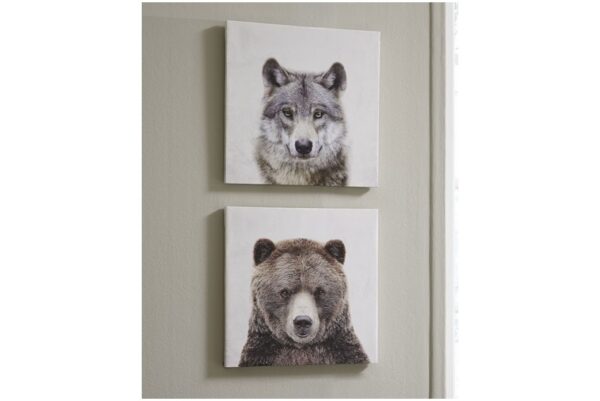 Albert Gray / Brown Wall Art Set (Set of 2) - Image 2