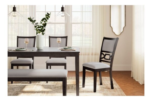 Langwest Brown Dining Room Table Set (Set of 6) - Image 5