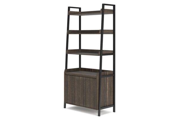 Zendex Dark Brown Bookcase - Image 3