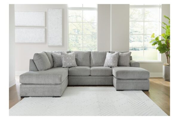 Casselbury Cement 2 Piece Sectional With Laf Corner Chaise - Image 3