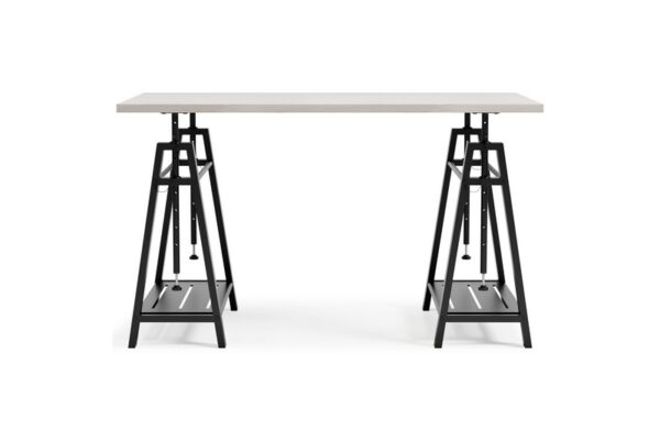 Bayflynn White / Black Adjustable Height Desk - Image 6