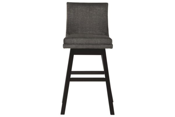 Tallenger Dark Gray Tall Uph Swivel Barstool(Set of 2) - Image 4