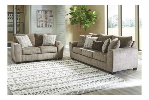 Olin Chocolate 2 Pc. Sofa, Loveseat