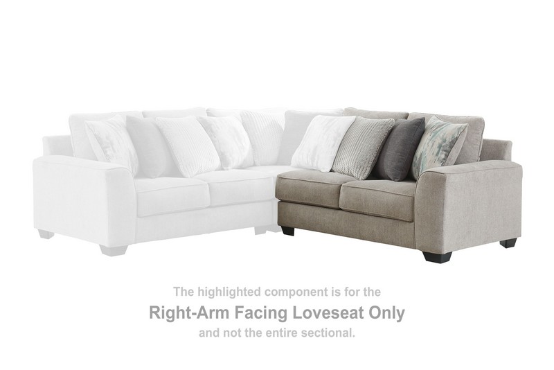 Ardsley Pewter Raf Loveseat Ashley Furniture