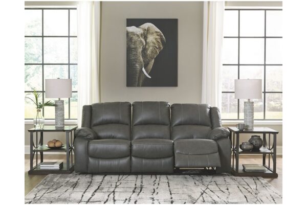 Calderwell Gray Reclining Power Sofa - Image 5