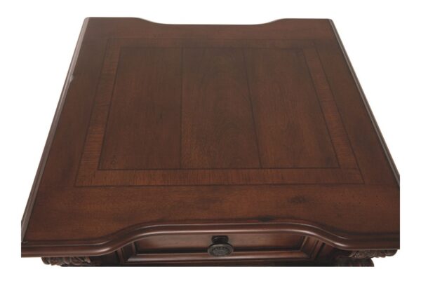 Alymere Rustic Brown Square End Table - Image 12