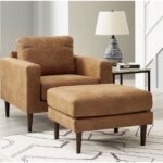 Telora Caramel 2 Pc. Chair, Ottoman