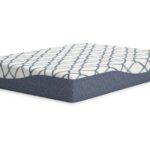 12 Inch Chime Elite 2.0 White / Blue Queen Mattress