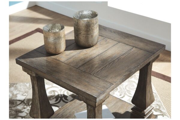 Johnelle Gray Rectangular End Table - Image 5