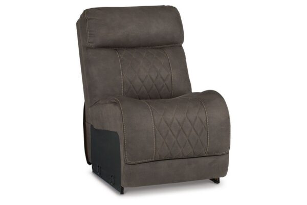 Hoopster Gunmetal Armless Chair - Image 5