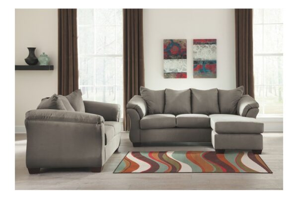 Darcy Cobblestone Sofa Chaise - Image 3