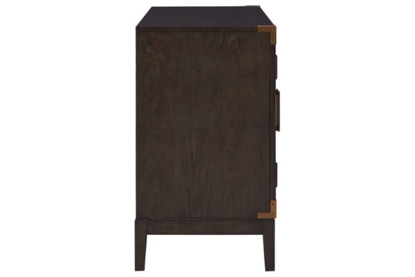 Burkhaus Dark Brown Dining Room Server - Image 4