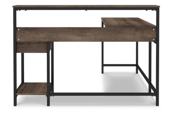 Arlenbry Gray L desk With Storage - Image 7