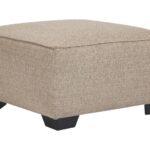 Baceno Beige Oversized Accent Ottoman