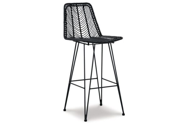 Angentree Black Tall Barstool (Set of 2) - Image 5