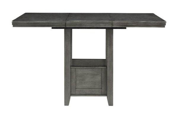 Hallanden Gray Rectangular Dining Room Counter Extension Table - Image 3