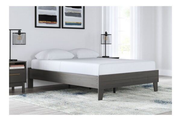 Brymont Dark Gray Full Platform Bed - Image 3