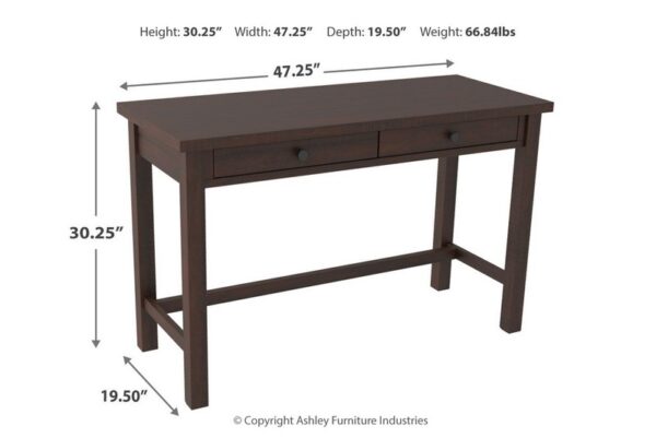 Camiburg Warm Brown Home Office Desk Standalone - Image 11