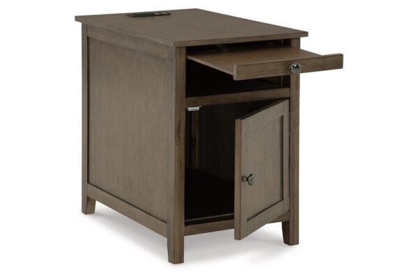 Treytown Grayish Brown Chair Side End Table - Image 3