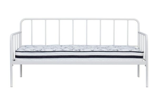 Trentlore White Twin Metal Day Bed W/Platform - Image 4