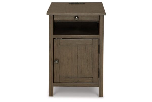 Treytown Grayish Brown Chair Side End Table - Image 4