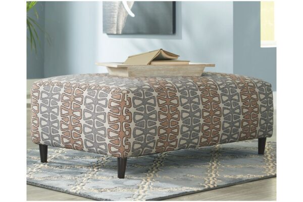 Flintshire Auburn Oversized Accent Ottoman - Image 2