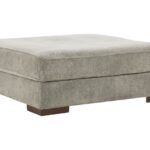 Bayless Smoke Oversized Accent Ottoman