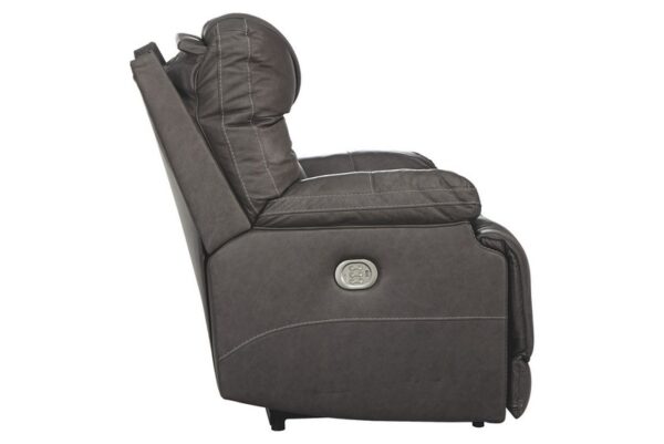 Wurstrow Smoke Pwr Recliner/Adj Headrest - Image 4