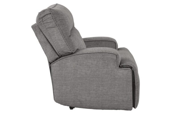 Coombs Charcoal Wide Seat Power Recliner - Image 5