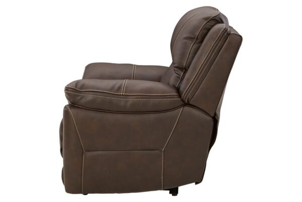 Dunleith Chocolate Zero Wall Recliner W/pwr Hdrst - Image 9