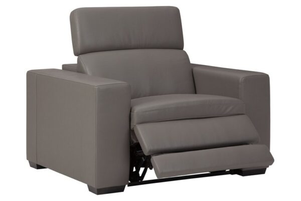 Texline Gray Pwr Recliner/Adj Headrest - Image 5