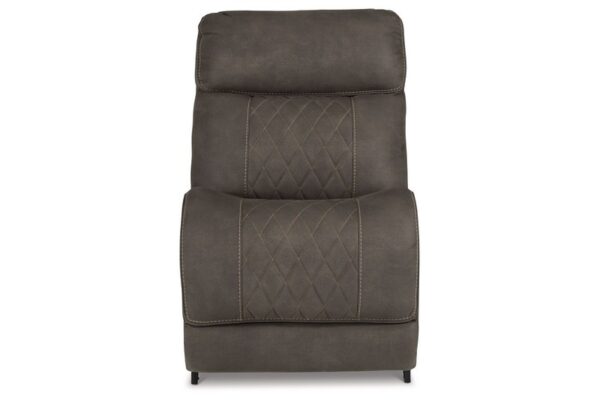 Hoopster Gunmetal Armless Chair - Image 6