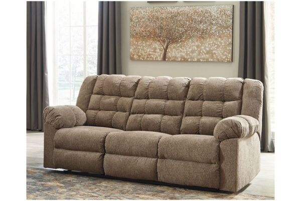 Workhorse Cocoa Reclining Sofa - Image 2