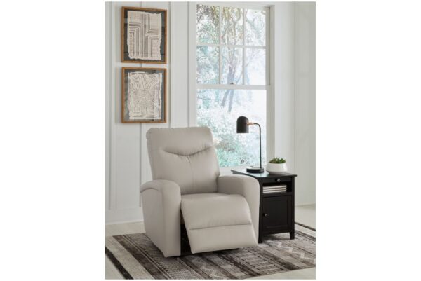 Ryversans Dove Gray Pwr Recliner / Adj Headrest - Image 9