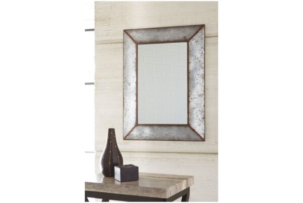 O'tallay Antique Gray Accent Mirror - Image 2