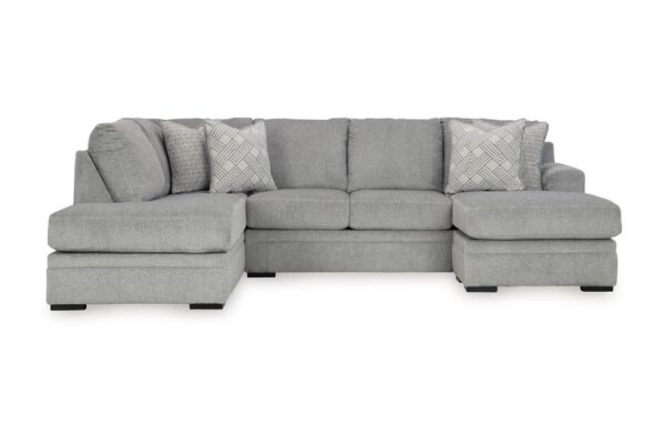 Casselbury Cement 2 Piece Sectional With Laf Corner Chaise - Image 4